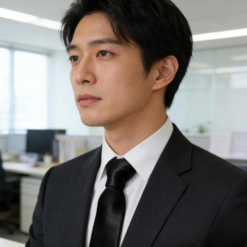 [DEVENTORZ] Men's Black Plain Tie, Hand-tied, for Formal Occasions, Funerals, Memorial Services, Wakes, and Other Mourning Occasions, with Tie and