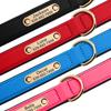 Custom Dog Collar Waterproof Nylon Dog Collars Soft Padded Puppy Pet Necklace for Small Medium Dogs Chihuahua Pug Breathable
