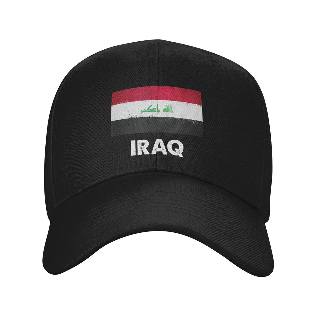 Unisex Women Iraq Flag Accessories Baseball Caps  Snapback Hat Casual Formal Wear Adjustable