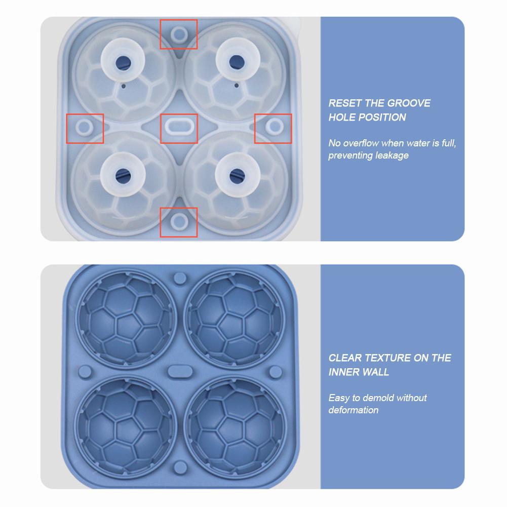 Novelty Ice Cubes Stencils Reusable Home Silicone Ice Ball Maker For Making Pudding Juices