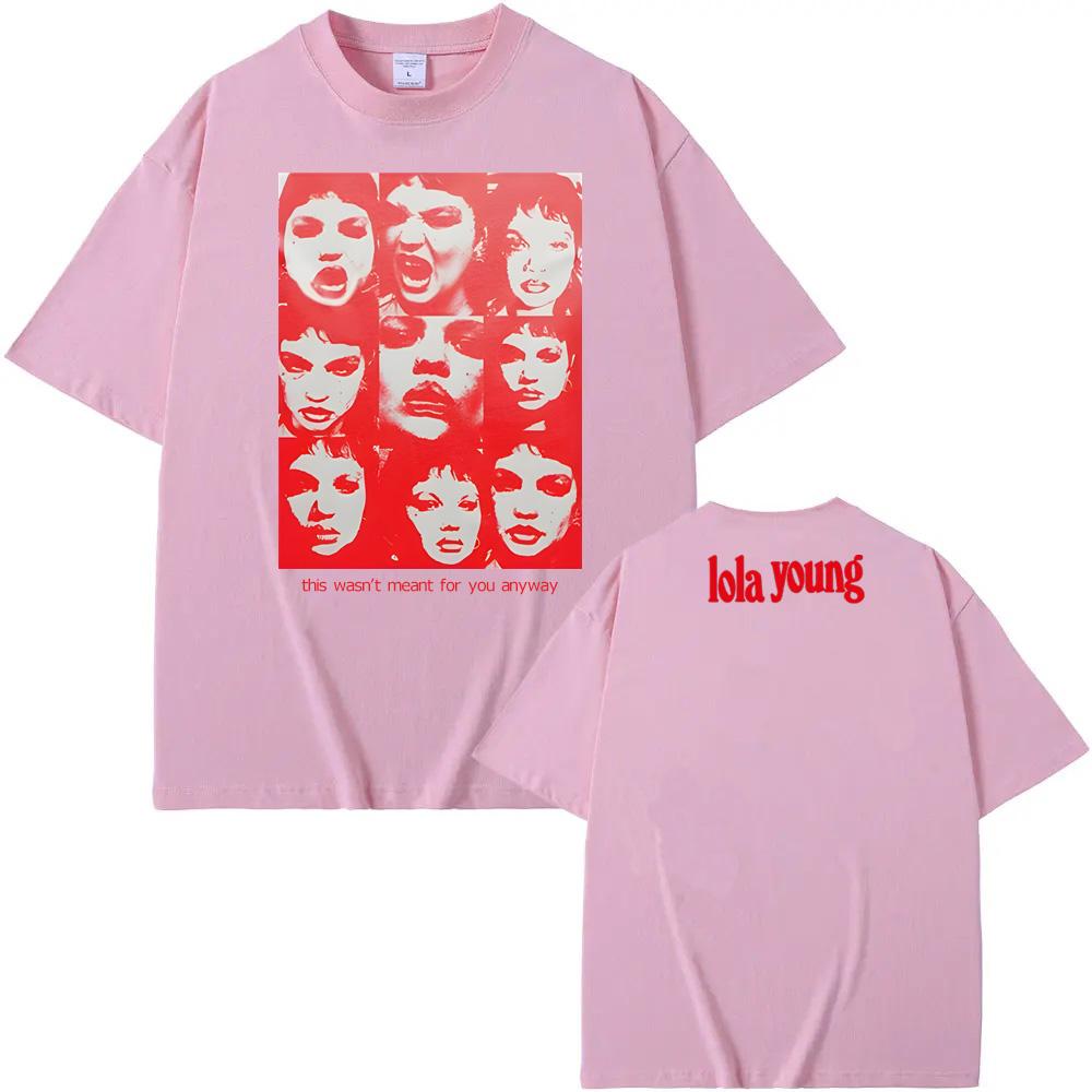 LOLA YOUNG T Shirt Aesthetic HighQuality Tee-shirt RopaMujer O-neck Clothing Graphic Printing Casual Retro Singer -Style Tshirt