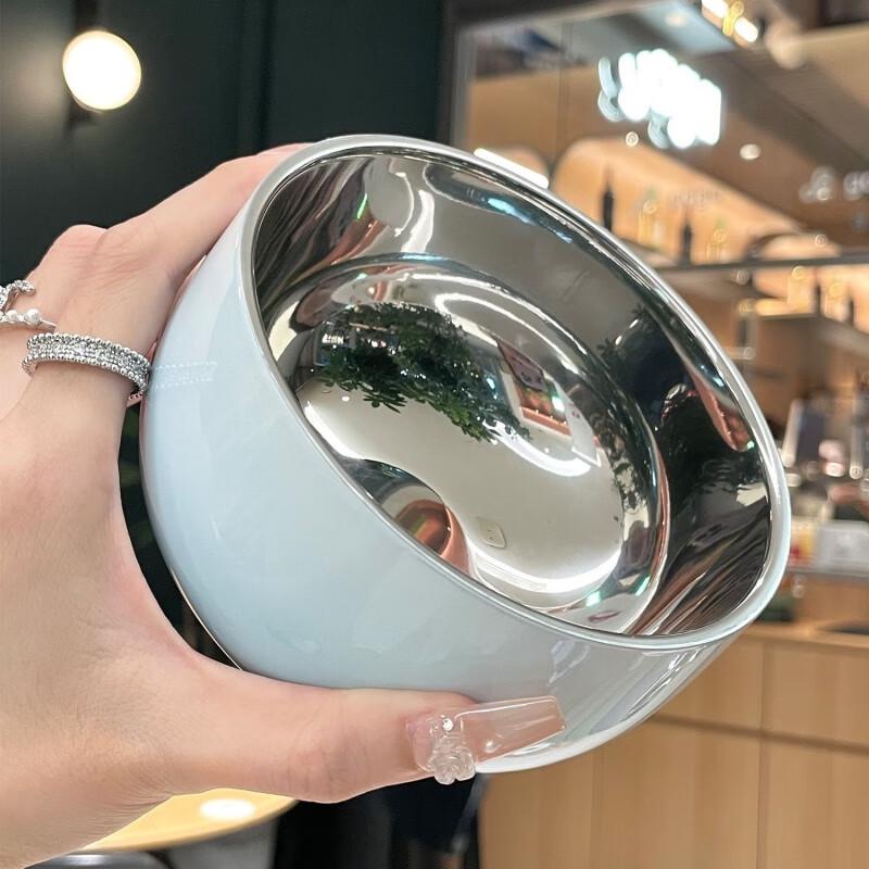 

ZISIZ 304 Stainless Steel Double-Layer Gradient Rice Bowl