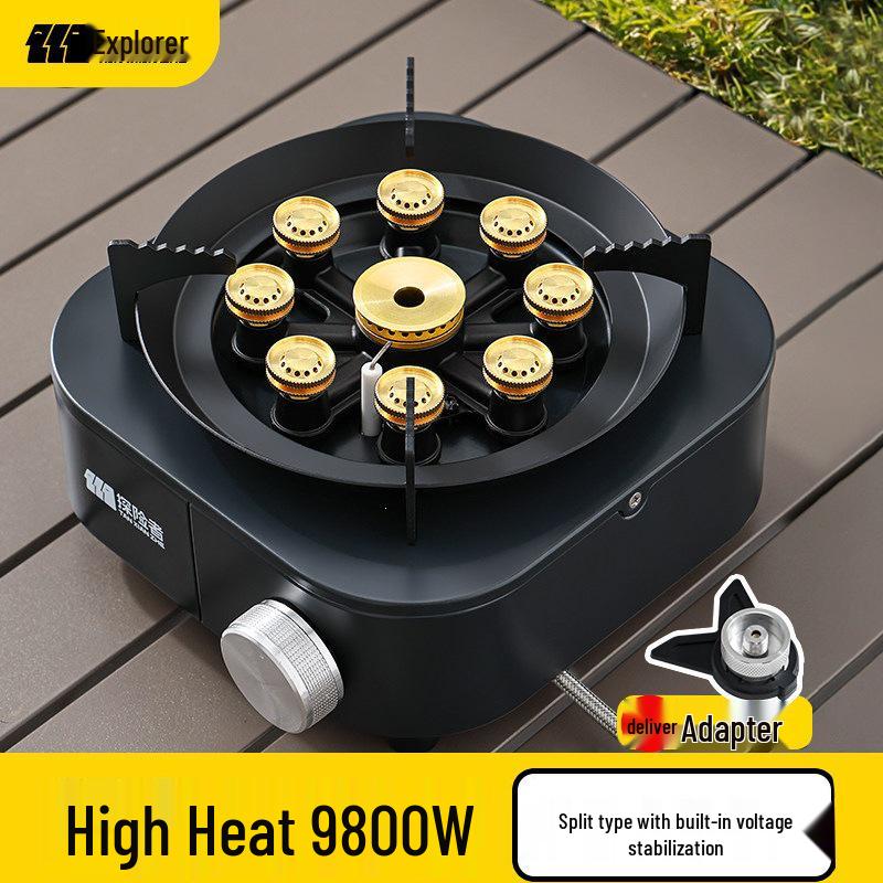 Portable Split-Type Gas Stove for Outdoor Tea Brewing and Camping