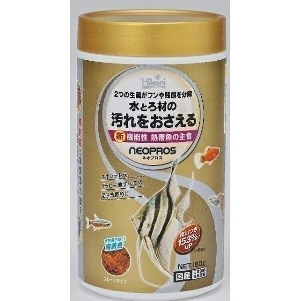 

(Оптовая закупка) Корм для тропических рыб Kyorin Hikari, Neopros, хлопья, 150 г (3 шт.)