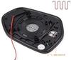 PRIUS 50 Series Wing Blue Lens, Built-in LED, LED Turn Car Door Lens, Blue,