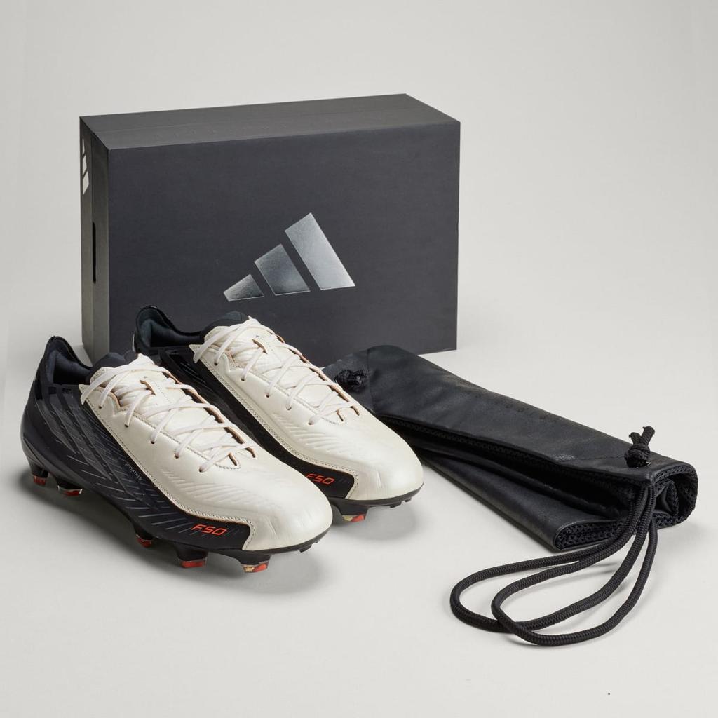 adidas F50 HYPERFAST ELITE Firm Ground Boots KK4192 Unisex Performance Sports Shoes Zero Metalic / Core Black / Solar Orange