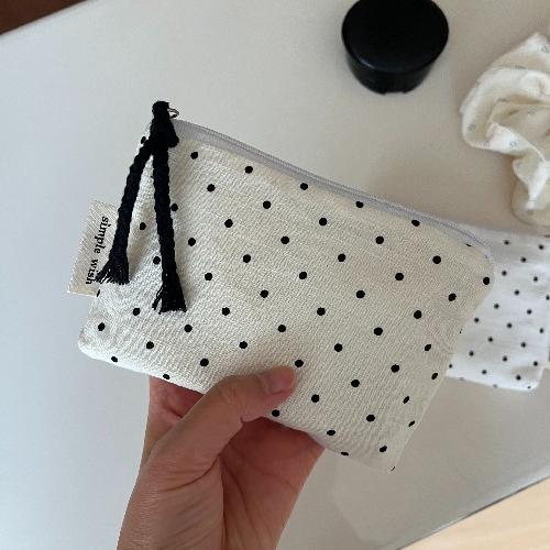Mini Cotton Floral Organizer Bags for Women Bag Small Fabric Cosmetic Make Up Bag Little Purse Coin Pouch Children Cosmetic Case