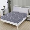 Lagmta 100 Polyester Fitted Sheet Elastic Band Mattress Cover Printed Bed Sheet 4 Corners