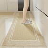 Kitchen Floor Mat Pvc Waterproof Leather Carpet Dirt-resistant Carpets Long Foot Mats Non-slip Oil-proof Modern Home Decor Rug