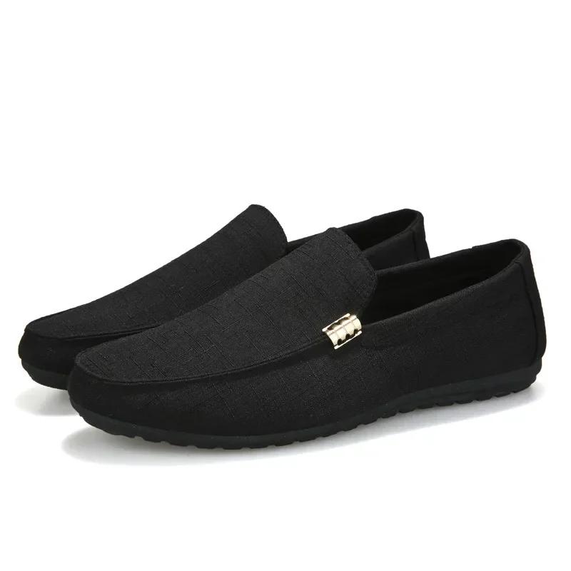 Shoes Men Casual  Comfort Men Shoes Denim Male Shoes Adult Footwear 2024 New  Loafers Canvas  Sneakers Driving
