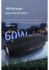 Fanatic S67 60W Bluetooth Outdoor Portable Speaker with Subwoofer