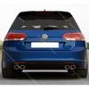Maxton Style Rear Valance For Volkswagen Golf MK7 Variant 2013-2020 Car Bumper Side Splitters Lip Spoiler Under Guard Body Kits