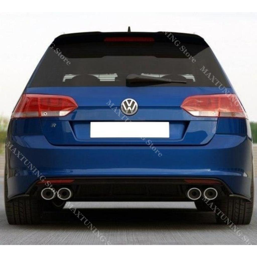 Maxton Style Rear Valance For Volkswagen Golf MK7 Variant 2013-2020 Car Bumper Side Splitters Lip Spoiler Under Guard Body Kits
