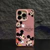 Waving Mickey Is Suitable for 15promax Apple 16pro Mobile Phone Case 14 Cartoon 13pro Europe and America 12 Niche 11