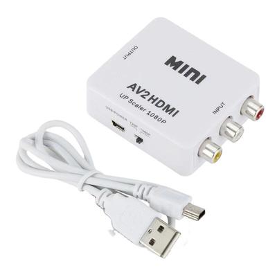 AV ZU HDMI Adapter HDTV 1080P Video Composite Konverter AV2HDMI RCA zu HDTV CVSB LR Video Scaler Konverter Box
