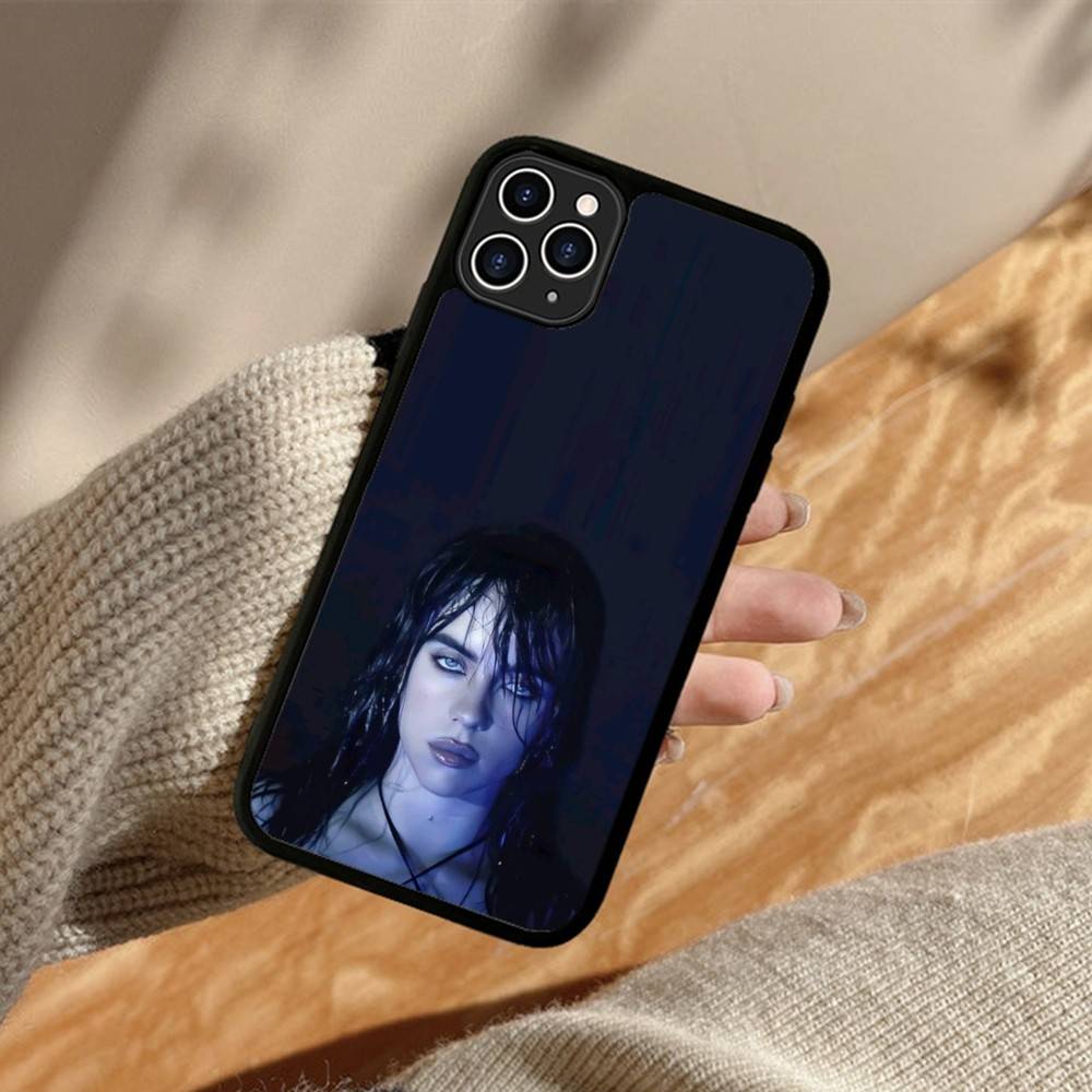 B-Billie E-Eilishes PC+TPU Shockproof Protective Phone Case For iPhone17 14 15 16 Pro max 13 12 11 17 Air