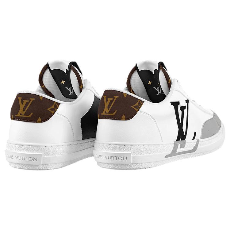 Louis Vuitton Charlie Trainers White Cacoa Brown Black 1A9JN6
