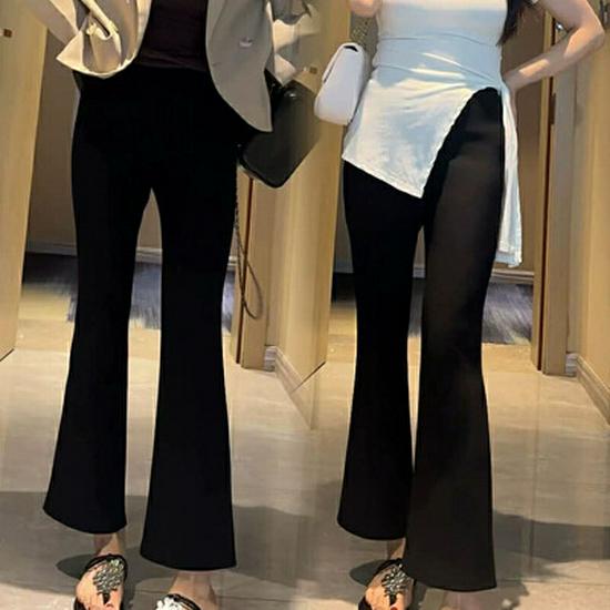 2026 Spring Maternity Slim Fit High Waist Cropped Pants M