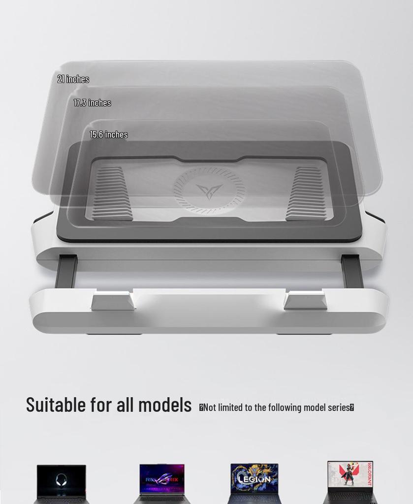 Feizhi BS2 Silent Laptop Cooling Pad with Pressure-Type System