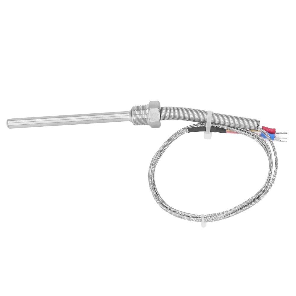 0‑1250℃ Thermocouple Sensor 8x100mm K Type Thermocouple Temperature Sensor Probe  HVAC Maintenance