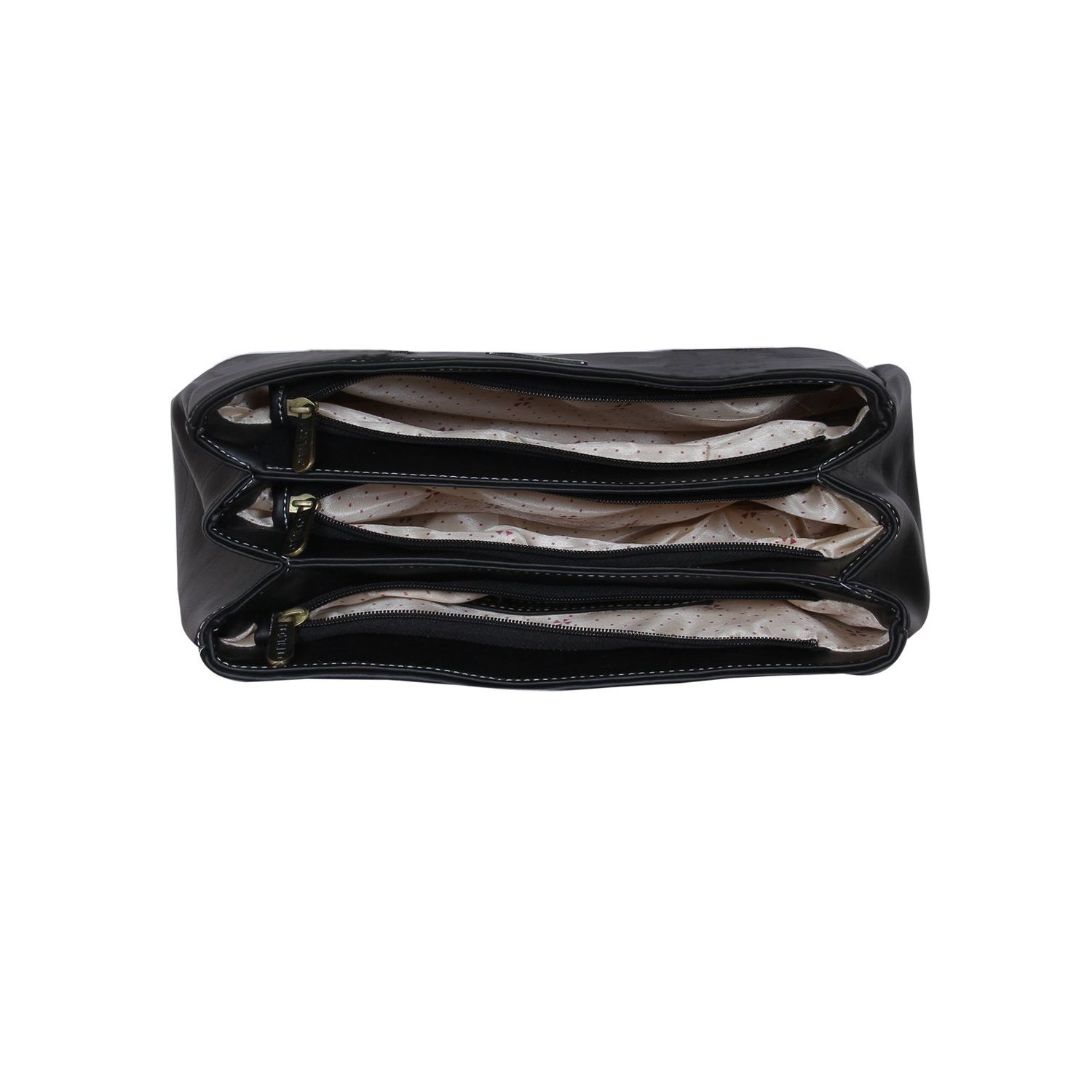 Женская сумка Westside из искусственной кожи (большой) 13 x 10 x 4 in чёрный — фото 6