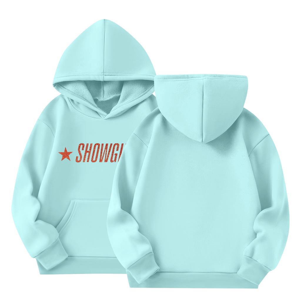 Children's Long-sleeved Loose Pullover Letter-printed Hooded Sweatshirt