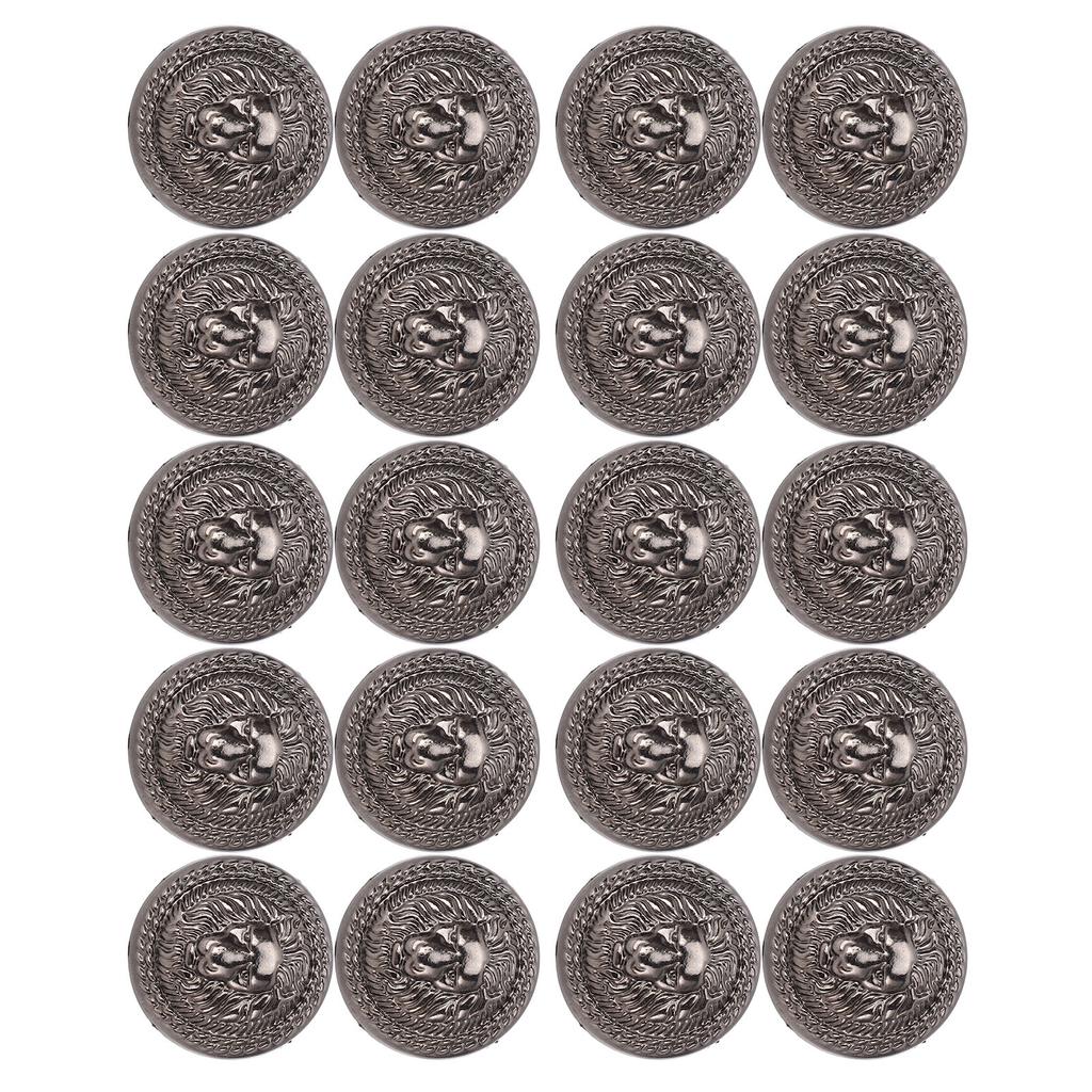 20 Sets   Rivet 24mm Diameter Vintage Decorative Zinc Alloy   Head Rivet Button with 7mm Screws