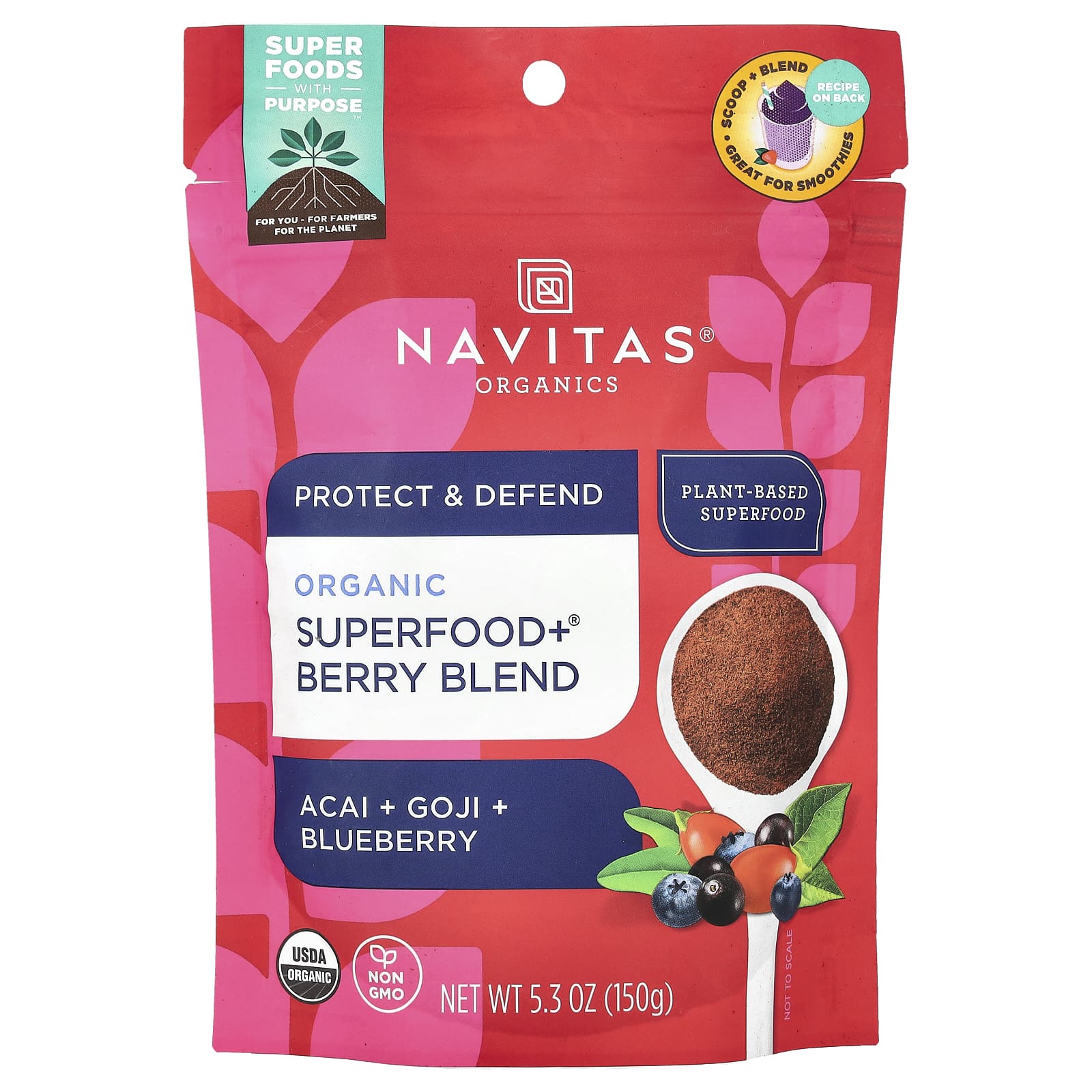 

Organic Superfood+® Berry Blend, 150g (5.3oz)