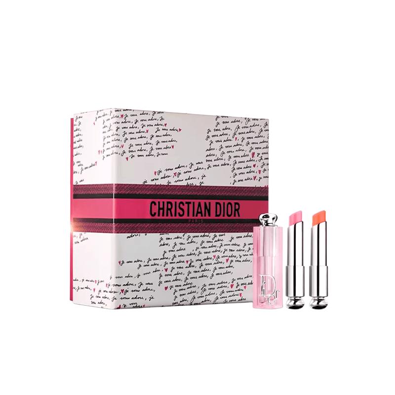 DIOR Lipstick #001 Pink+#004 Coral красный