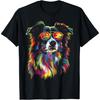 Σχέδιο για Λάτρεις των Border Collie Pop Art Αστείο T-Shirt Border Collie