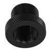 Car Oil Filter Adapter Metal Universal Automotive Black Threaded Connector Cars Accessories5 8‑24 To 1 2‑28