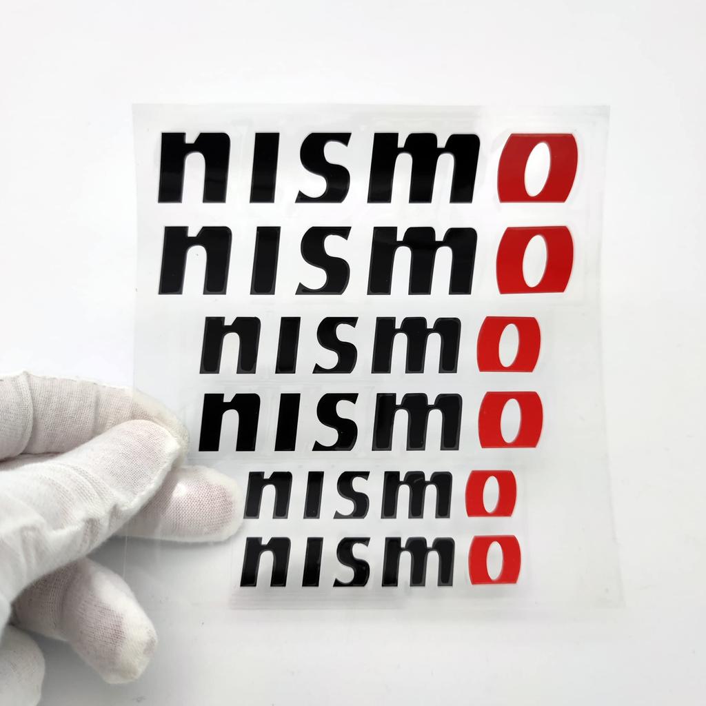 SPIRIT BEAST Nismo Caliper Stickers, Brake Caliper Covers, Waterproof and High Temperature Resistant, Cool Black