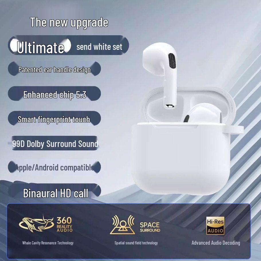 High-Quality Wireless Bluetooth Earphones for Apple, Huawei, Vivo, Xiaomi, OPPO – Dual-Ear, One-Piece, Free Shipping