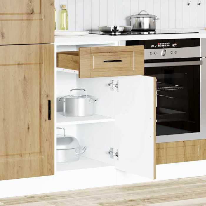 VidaXL Kitchen Cabinet Porto Artisan Oak Engineered Wood 853956