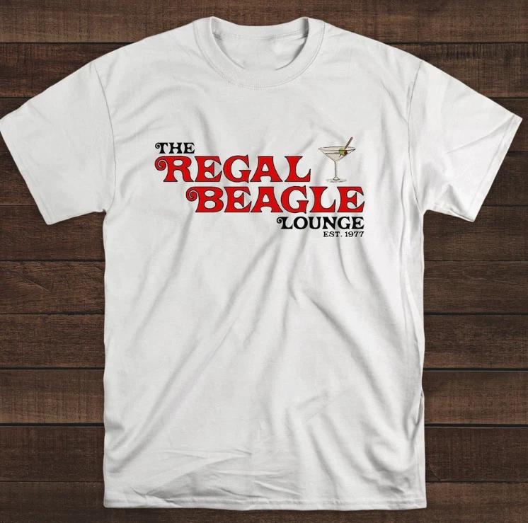 Cotton S-5XL T-Shirt The Regal Beagle Lounge Three s Company Jack Tripper L