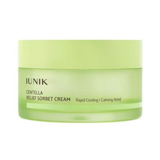 iUNIK Centella Relief Sorbet Cream 50ml – Cooling Soothing Moisturizer 50ml