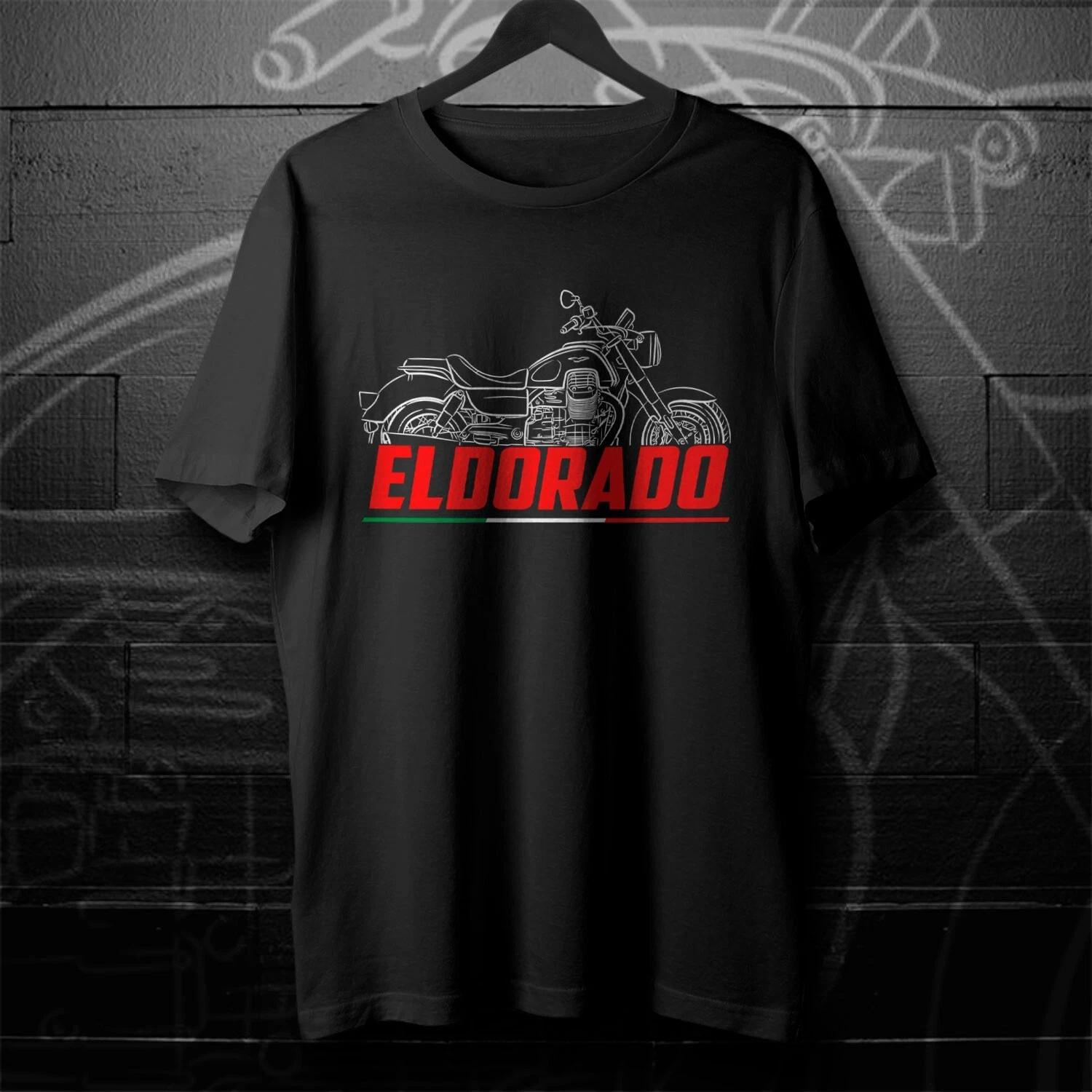 

Black men s and women s T-shirt For Moto Guzzi Eldorado 2015-2021 Fans XXXXL