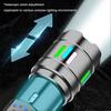 Strong Light Flashlight Telescopic Zoom White Laser With High-Capacity Battery