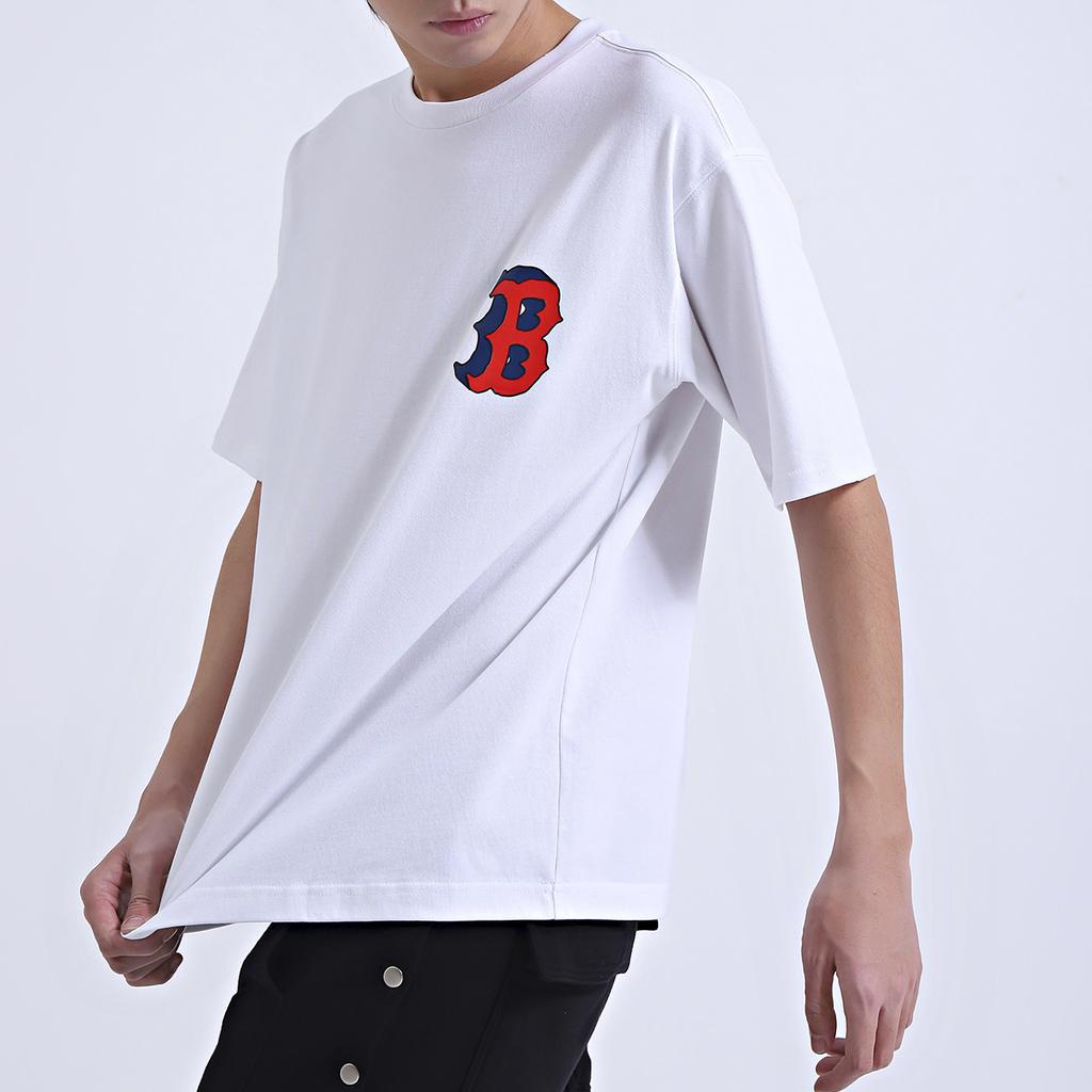 New MLB T Shirt Women's White Summer 31TSP1131-43W