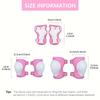 6pcs Kids' Sports Protective Gear Set for Ages 3-8 - Knee Pads, Elbow Guards, Durable PE Material, Shock Absorbent