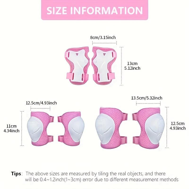 6pcs Kids' Sports Protective Gear Set for Ages 3-8 - Knee Pads, Elbow Guards, Durable PE Material, Shock Absorbent