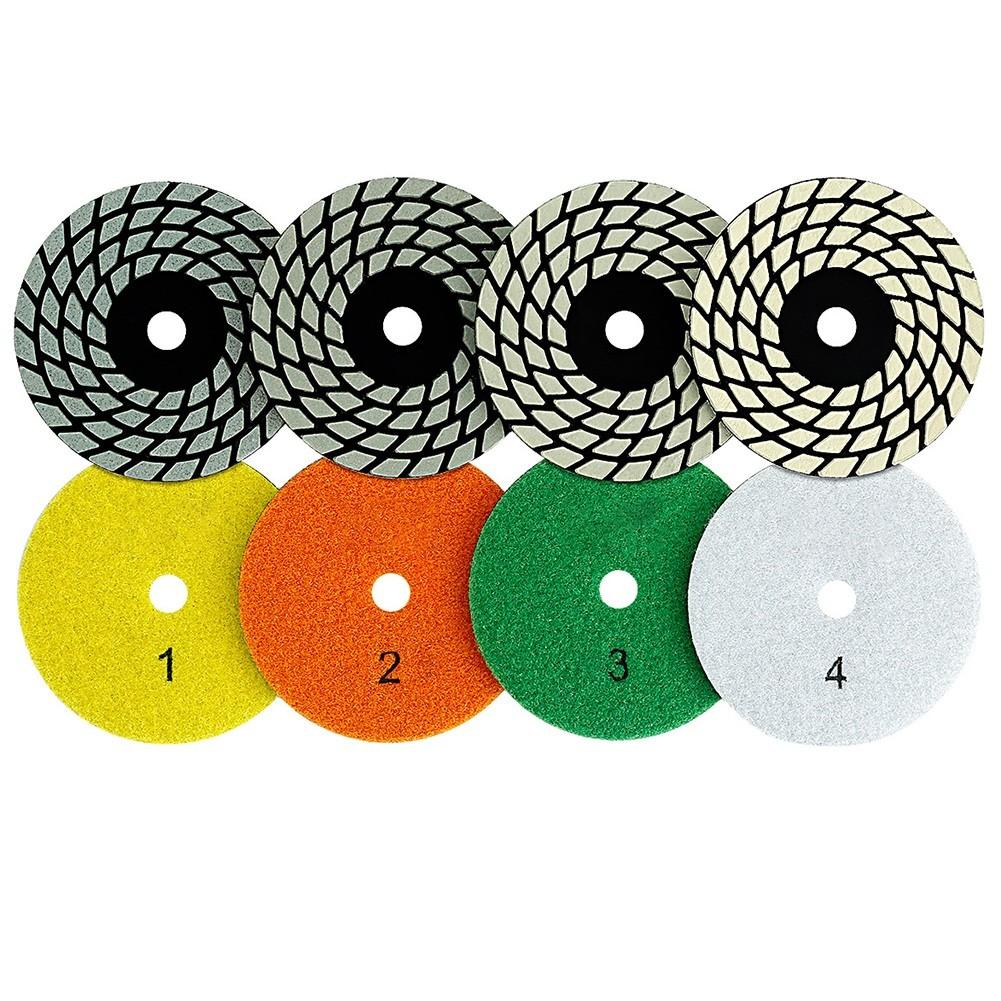100mm Size Granite Marble Sanding Disc Wet Dry Polishing Pad