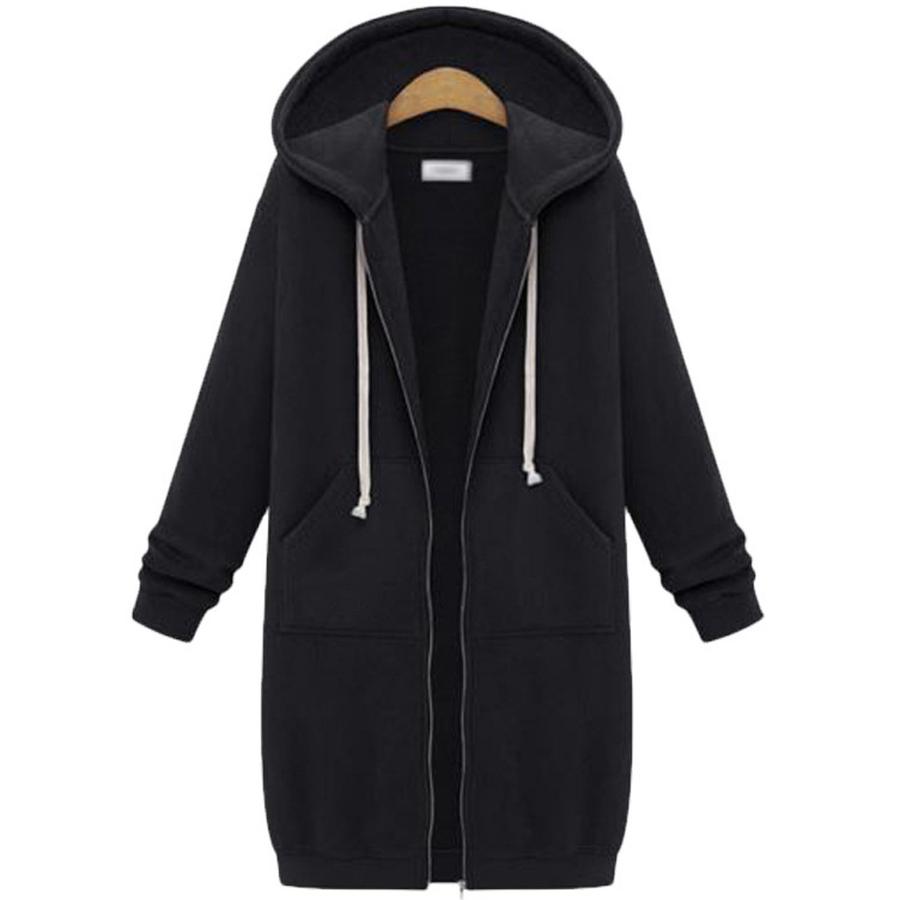 Fall Winter Women's Sweatshirt Long Sleeve Hoodie Coat