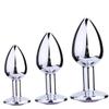 3pcs/Set Small Medium Big Stainless Steel Metal Anal Plug Dildo Sex Toys Products Butt Plug Gay Anal Beads