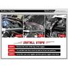 Coperchio Cinghia di Distribuzione Puleggia Ingranaggio Cam Trasparente Per 05-07 Mitsubishi Lancer Evolution 9 EVO IX 4G63t CT9A CT9W Policarbonato