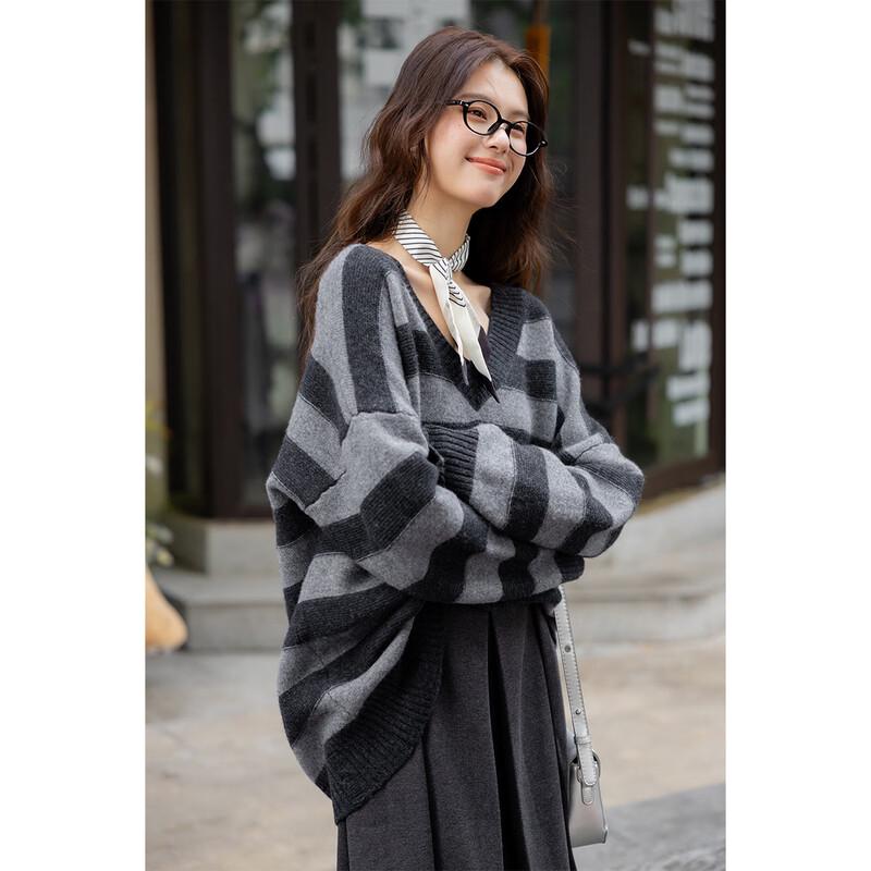 Mokana Winter Striped Wool Sweater