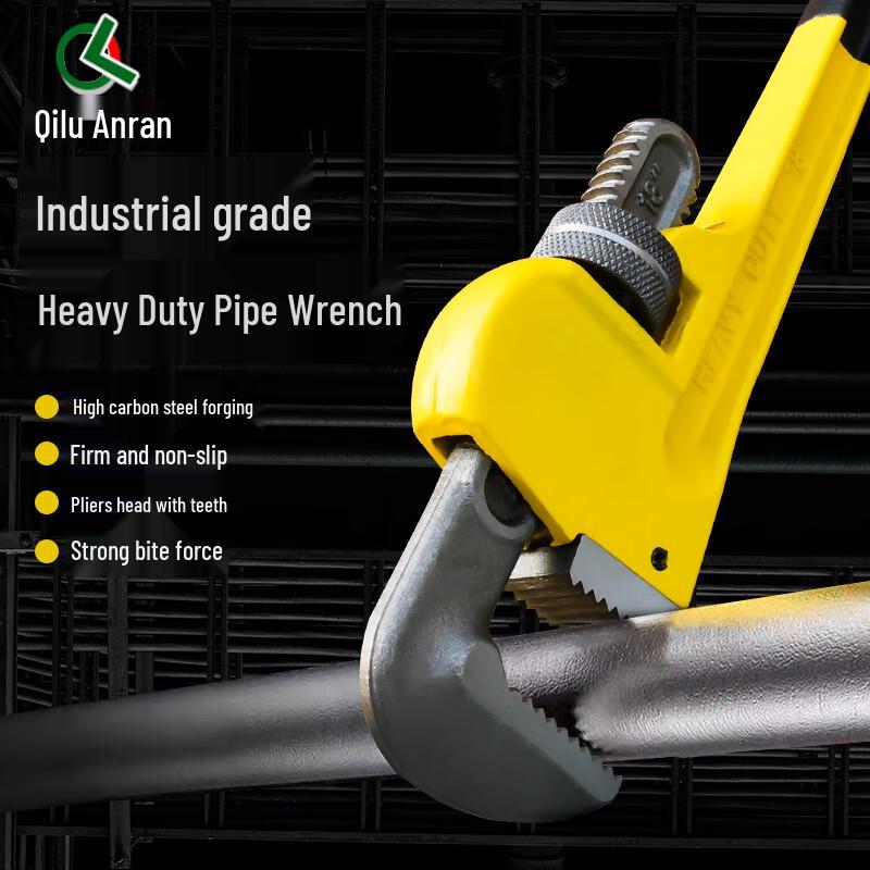 Qilu Anran Heavy-Duty Self-Tightening Pipe Wrench