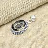Smoky Topaz Gemstone Jewelry 925 Sterling Silver Jewelry Pendant For Wedding Gift