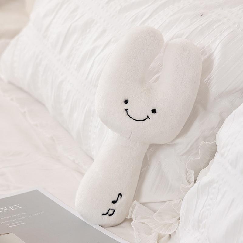 Creative violin doll cartoon musical instrument violin doll, music plush toy video game city