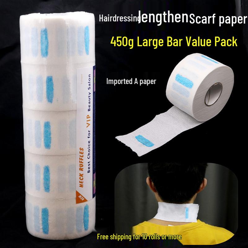 Disposable Haircut Neck Wrap: Prevents Hair from Falling On Neck with Extended Length